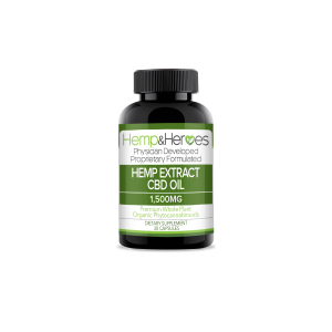 Hemp Extract with CBD Capsules 1,500mg| Maximum Strength (30 servings)