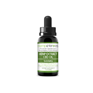 Hemp Extract with CBD 500mg | Signature Strength (60 servings)